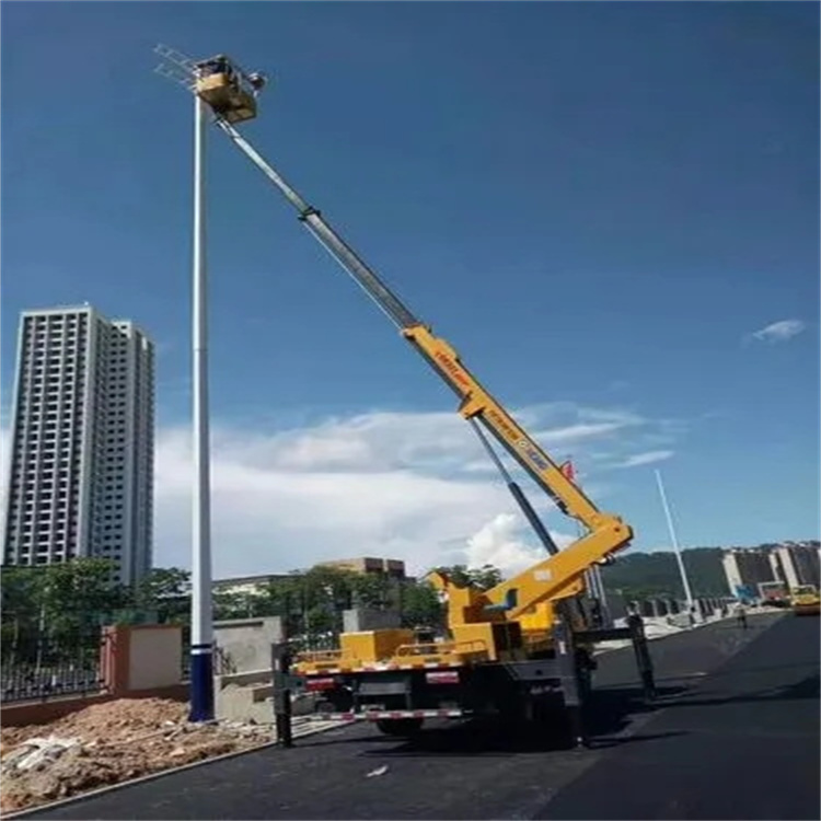 壤塘维修路灯的曲臂升降车出租